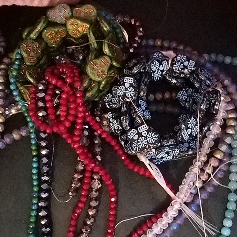 Glass jewelry Beads